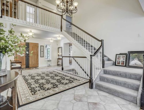 In a Colorado Springs Home, Inspired Paint Choices Brought Grandeur to a Stale Staircase